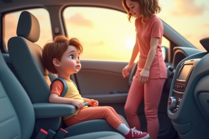 Відмова сідати в автокрісло: поза «місток»